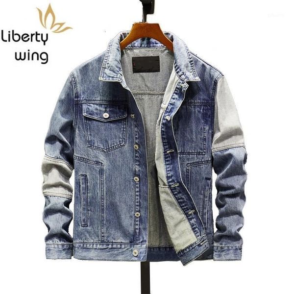 mens casual denim slim fit cowboy coat fashion patchwork pockets safari style jeans jacket chaqueta jean hombre outerwear1, Black;brown
mens casual denim slim fit cowboy coat fashion patchwork pockets safari style jeans jacket chaqueta jean hombre outerwear1, Black;brown
