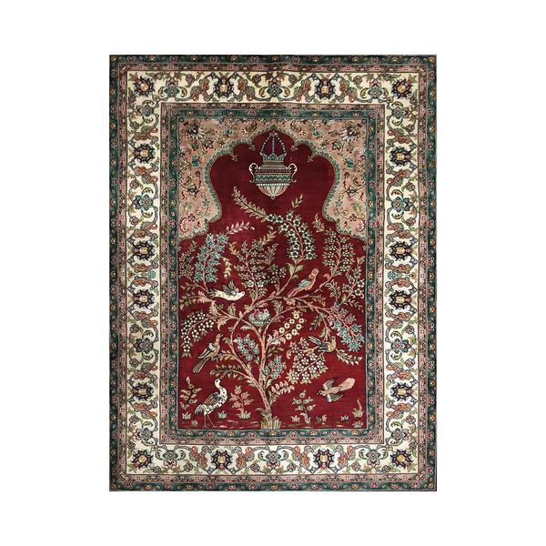 61x92cm cm red tree and bird design silk rugs wall hanging tapestry hand knotted 300l home bedroom art mat
61x92cm cm red tree and bird design silk rugs wall hanging tapestry hand knotted 300l home bedroom art mat
