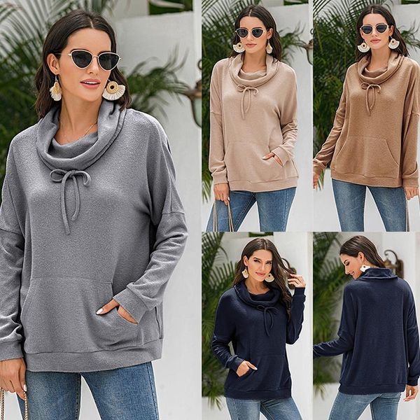 women's hoodies & sweatshirts 2021 spring and autumn solid color pullover sweatshirt women long sleeve fashion scarf collar harajuku ho, Black
women's hoodies & sweatshirts 2021 spring and autumn solid color pullover sweatshirt women long sleeve fashion scarf collar harajuku ho, Black