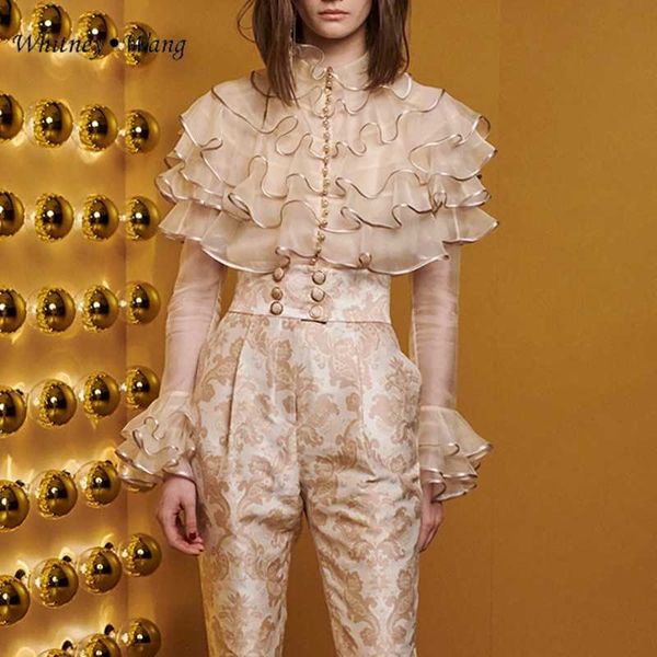 уитни wang blouses 2020 осенняя мода streetwear цвета контрастные кромочки слоистые оборками блузка женщины blusas lady рубашка, White
уитни wang blouses 2020 осенняя мода streetwear цвета контрастные кромочки слоистые оборками блузка женщины blusas lady рубашка, White