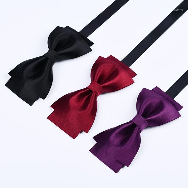 2020 brand new fashion men's bow ties double fabric solid color red blue bowtie party host wedding butterfly tie with gift box1, Black;gray
2020 brand new fashion men's bow ties double fabric solid color red blue bowtie party host wedding butterfly tie with gift box1, Black;gray
