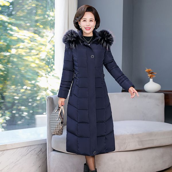 2021 newwomen's x-long jacket winter slim thick hooded fur collar office laides coat femme outwear mujer y50i, Black
2021 newwomen's x-long jacket winter slim thick hooded fur collar office laides coat femme outwear mujer y50i, Black