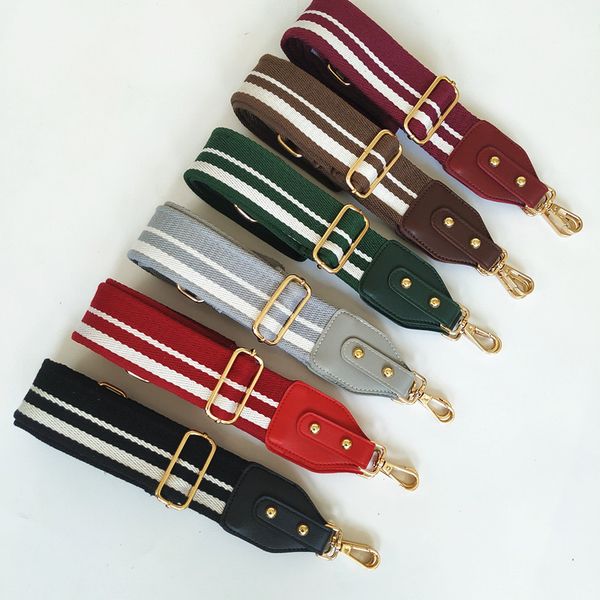 fashion 5cm wide bags strap canvas cotton fabric shoulder strap belt chromatic stripe bags accessories adjustable bag handle, Black
fashion 5cm wide bags strap canvas cotton fabric shoulder strap belt chromatic stripe bags accessories adjustable bag handle, Black