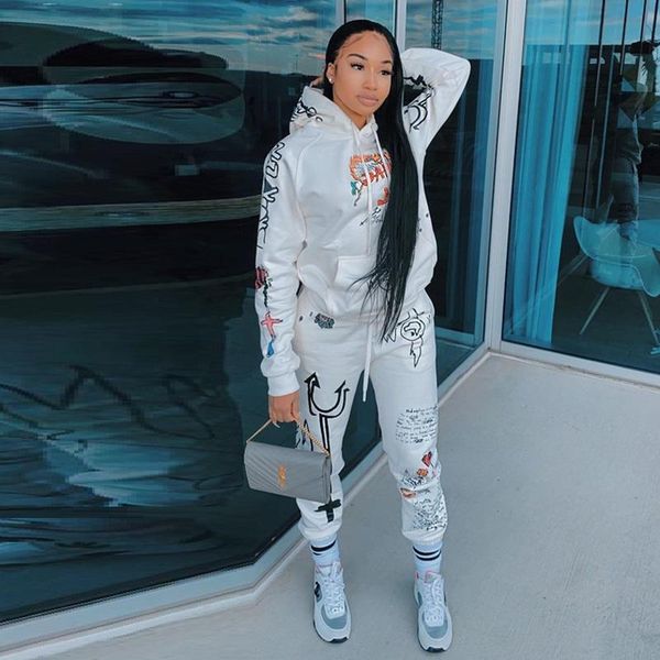 graffiti streetwear winter warm two piece set women tracksuit female hoodies+pants women matching sets outfits sweatsuit, Gray
graffiti streetwear winter warm two piece set women tracksuit female hoodies+pants women matching sets outfits sweatsuit, Gray