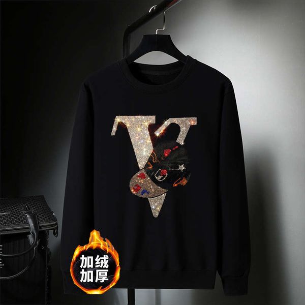 men's sweater and winter fashion ins new style plush large autumn long sleeve trend thickened warm bottom coat, Black
men's sweater and winter fashion ins new style plush large autumn long sleeve trend thickened warm bottom coat, Black