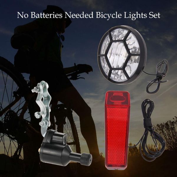 bicycle lights set kit bike safety front headlight taillight rear light dynamo
bicycle lights set kit bike safety front headlight taillight rear light dynamo