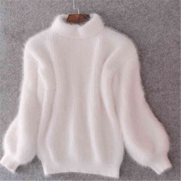 winter fashion thickened warm turtleneck mohair female sweater lantern sleeve casual solid color slim simple pullover, White;black
winter fashion thickened warm turtleneck mohair female sweater lantern sleeve casual solid color slim simple pullover, White;black