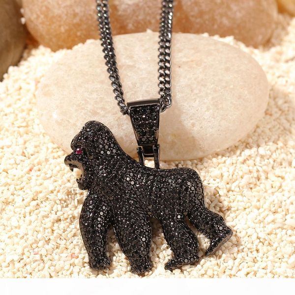 14k gold iced out king kong gorilla pendant necklace charm animal necklace for men women party jewelry, Silver
14k gold iced out king kong gorilla pendant necklace charm animal necklace for men women party jewelry, Silver