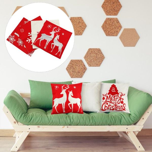 cushion/decorative pillow 4pcs christmas pillowcases linen case cushion cover home supply
cushion/decorative pillow 4pcs christmas pillowcases linen case cushion cover home supply