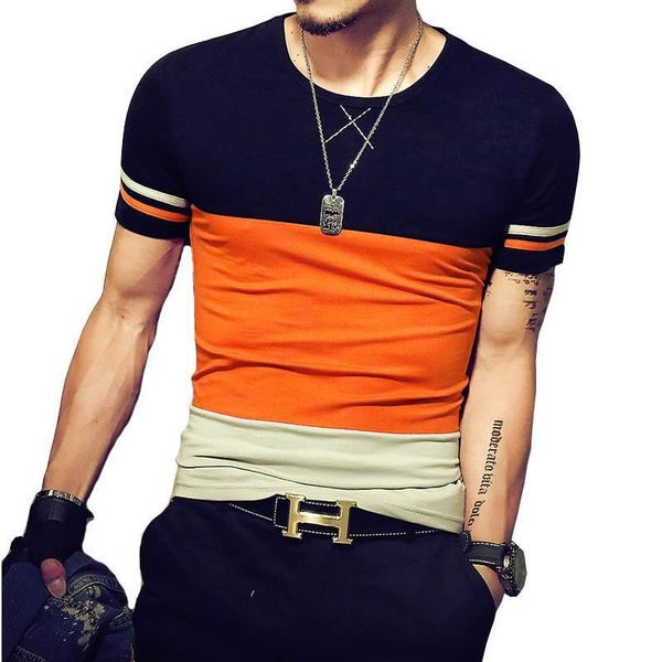 2019 summer fashion men's t shirt casual patchwork short sleeve t-shirt mens clothing trend casual slim fit hip-hop tees 5xl, White;black
2019 summer fashion men's t shirt casual patchwork short sleeve t-shirt mens clothing trend casual slim fit hip-hop tees 5xl, White;black
