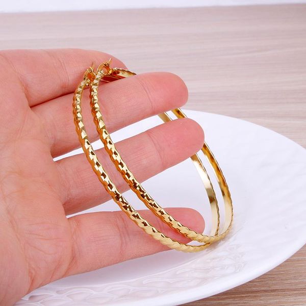 gold color stainless steel big large hoop earring for women 70mm simple ear fashion jewelry party new 2021 e0165, Golden;silver
gold color stainless steel big large hoop earring for women 70mm simple ear fashion jewelry party new 2021 e0165, Golden;silver