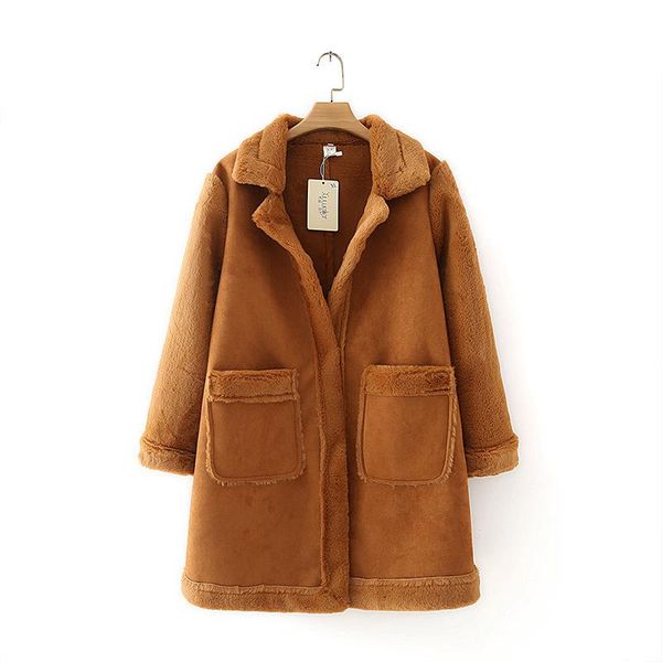 oversize women's jacket winter warm new loose and thick leather and fur coat, Black
oversize women's jacket winter warm new loose and thick leather and fur coat, Black