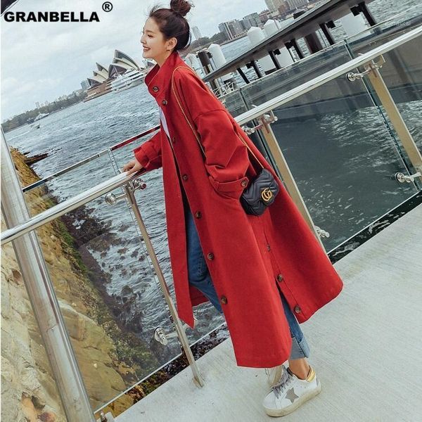 fashion autumn women khaki red side split long windbreak single breasted streetwear loose chic trench coat plus size1, Tan;black
fashion autumn women khaki red side split long windbreak single breasted streetwear loose chic trench coat plus size1, Tan;black