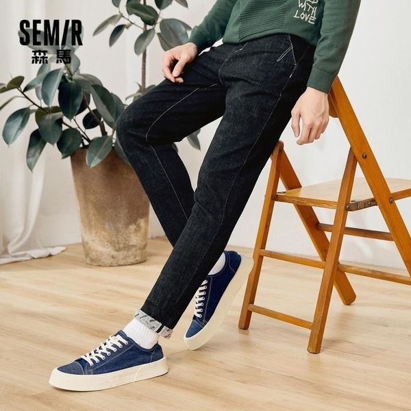 men's jeans semir men black korean style trendy feet pants man autumn 2021 denim and winter, Blue
men's jeans semir men black korean style trendy feet pants man autumn 2021 denim and winter, Blue