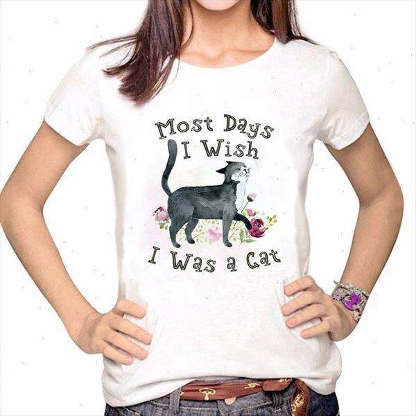 women clothes tshirt fashion shirt printed happy cat flower casual woman tee ladies female t shirt short sleeve t top, White
women clothes tshirt fashion shirt printed happy cat flower casual woman tee ladies female t shirt short sleeve t top, White