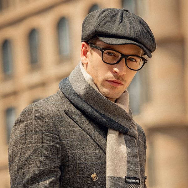 men cap newsboy wool cap thick warm vintage tweed short brim spring autumn classic stylish man winter fashion, Blue;gray
men cap newsboy wool cap thick warm vintage tweed short brim spring autumn classic stylish man winter fashion, Blue;gray