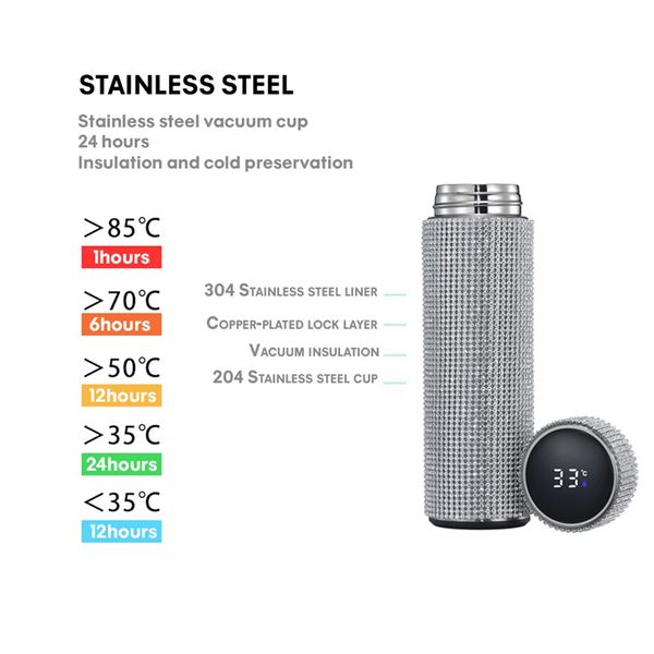 500ml creative diamond thermos fles water fles rvs smart temperature display thermoscan mok poison for men women
500ml creative diamond thermos fles water fles rvs smart temperature display thermoscan mok poison for men women
