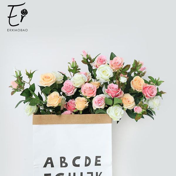 erxiaobao 92 cm 4 heads pink champagne fake rose artificial flowers silk flower for wedding banquet home table decoration
erxiaobao 92 cm 4 heads pink champagne fake rose artificial flowers silk flower for wedding banquet home table decoration