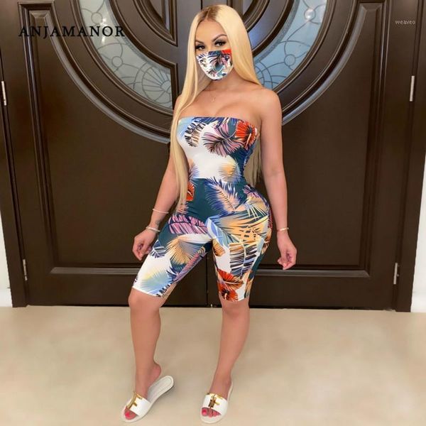anjamanor tropical print tube bodycon romper shorts playsuit plus size one piece jumpsuit women summer 2020 d29-ab111, Black;white
anjamanor tropical print tube bodycon romper shorts playsuit plus size one piece jumpsuit women summer 2020 d29-ab111, Black;white