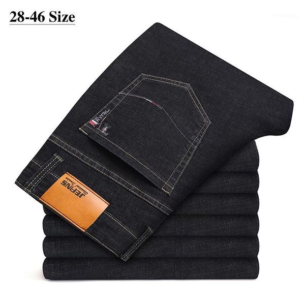 men's jeans 42 44 46 plus size men's slim fit straight business casual classic black fashion stretch brand pants1, Blue
men's jeans 42 44 46 plus size men's slim fit straight business casual classic black fashion stretch brand pants1, Blue
