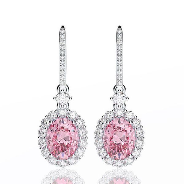 Luxury 100% 925 Sterling Silver Pink Quartz Gemstone Drop Earrings Fashion Fine Jewelry Bridal Wedding Earrings Wholesale Gift
Luxury 100% 925 Sterling Silver Pink Quartz Gemstone Drop Earrings Fashion Fine Jewelry Bridal Wedding Earrings Wholesale Gift