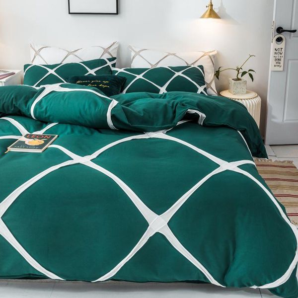 bedding sets bonenjoy bed linen blue plaid simple style set king size dekbedovertrek sheet with pillowcase kit
bedding sets bonenjoy bed linen blue plaid simple style set king size dekbedovertrek sheet with pillowcase kit