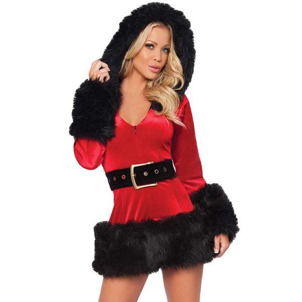 casual dresses fashion women christmas short mini dress winter faux fur plush hooded long sleeve evening party nightdress, Black;gray
casual dresses fashion women christmas short mini dress winter faux fur plush hooded long sleeve evening party nightdress, Black;gray