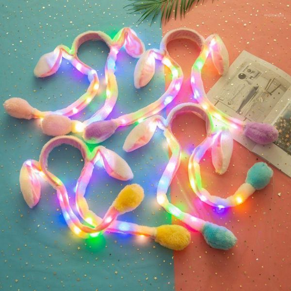 hair accessories women girls cute led light up headband with airbag moving ears children long plush toy hoop party po props1, Slivery;white
hair accessories women girls cute led light up headband with airbag moving ears children long plush toy hoop party po props1, Slivery;white