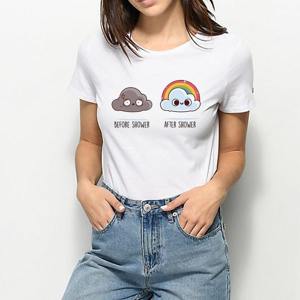 new t shirt women pretty fashion loose harajuku before after shower vestidos versatile t-shirt retro beautiful tshirt, White
new t shirt women pretty fashion loose harajuku before after shower vestidos versatile t-shirt retro beautiful tshirt, White