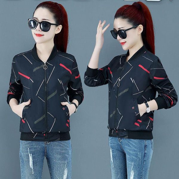 new spring autumn thin women jacket casual basic coat pocket zipper jackets print female windbreaker loose outwear plus size 4xl, Black;brown
new spring autumn thin women jacket casual basic coat pocket zipper jackets print female windbreaker loose outwear plus size 4xl, Black;brown