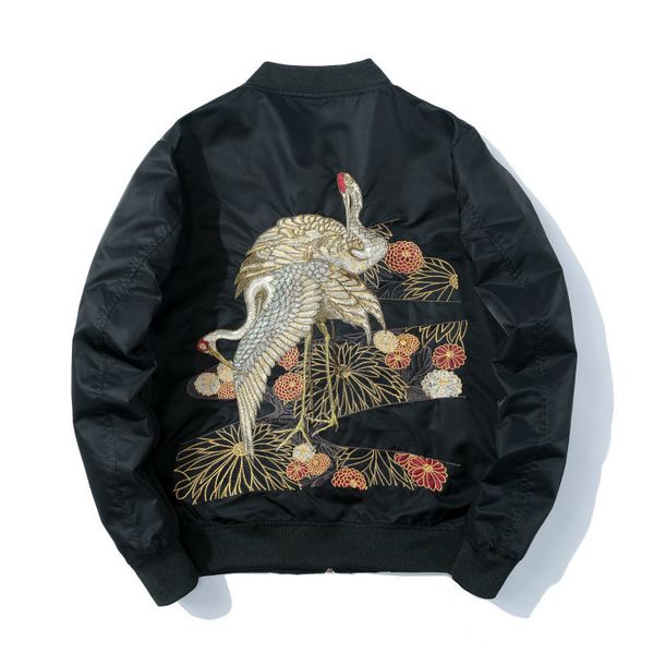 2021 new winter embroidered harajuku crane chinese fighter black male flight young baseball autumn jacket ta8t ta8t, Black;brown
2021 new winter embroidered harajuku crane chinese fighter black male flight young baseball autumn jacket ta8t ta8t, Black;brown