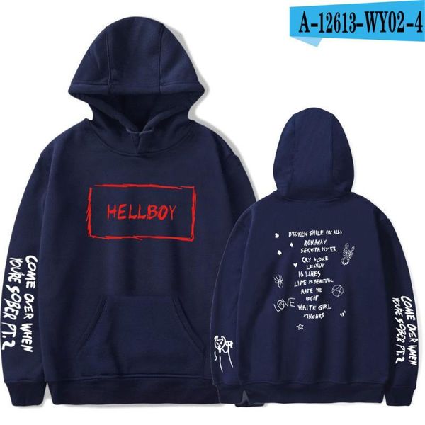 print hellboy lil peep hoodies men/women sweatshirt famous rapper men's hooded pullover men hoodies lil peep clothes xxs-4xl, Black
print hellboy lil peep hoodies men/women sweatshirt famous rapper men's hooded pullover men hoodies lil peep clothes xxs-4xl, Black