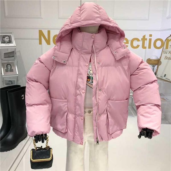 niche design short hooded cotton padded jacket fashion women's bread and candy autumn / winter 2020 new loose thickening coat1, Black
niche design short hooded cotton padded jacket fashion women's bread and candy autumn / winter 2020 new loose thickening coat1, Black