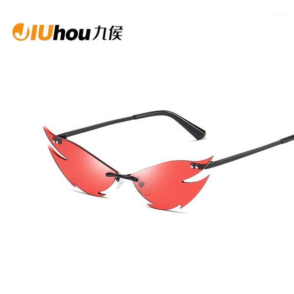 fire flame sunglasses women rimless wave sun glasses women accessories metal shades for vintage mirror eyewear uv4001, White;black
fire flame sunglasses women rimless wave sun glasses women accessories metal shades for vintage mirror eyewear uv4001, White;black