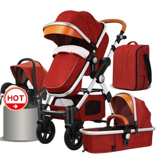 strollers# hjbb high landscape stroller baby can sit reclining folding trolley 4 in 1 with comfortable car seat
strollers# hjbb high landscape stroller baby can sit reclining folding trolley 4 in 1 with comfortable car seat
