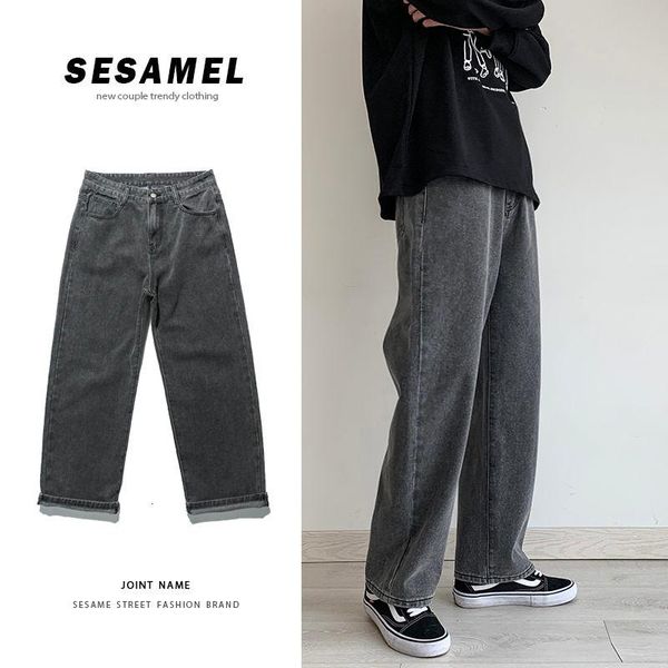 spring new korean wide-leg jeans men's fashion casual retro jeans men streetwear loose hip-hop straight denim trousers mens, Blue
spring new korean wide-leg jeans men's fashion casual retro jeans men streetwear loose hip-hop straight denim trousers mens, Blue