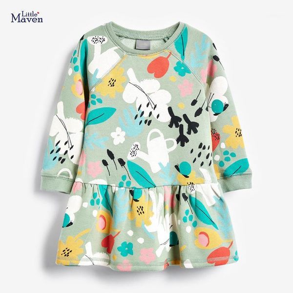 little maven 2020 dress leaf flower girls long sleeve dresses autumn baby girls party dress toddler clothes cotton 1-6years1, Red;yellow
little maven 2020 dress leaf flower girls long sleeve dresses autumn baby girls party dress toddler clothes cotton 1-6years1, Red;yellow