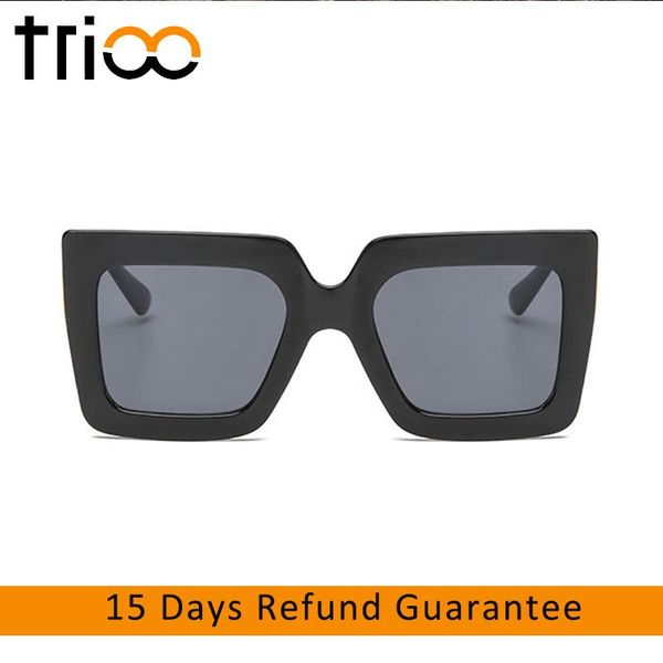 sunglasses trioo oversized square sun glasses female gradient multi color frame women cool big shades ladies quality oculos, White;black
sunglasses trioo oversized square sun glasses female gradient multi color frame women cool big shades ladies quality oculos, White;black