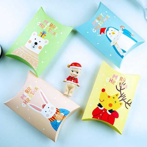 10pcs/lot merry christmas animal series candy gift boxes deer bear penguin bags guests packaging box for xmas party decor
10pcs/lot merry christmas animal series candy gift boxes deer bear penguin bags guests packaging box for xmas party decor