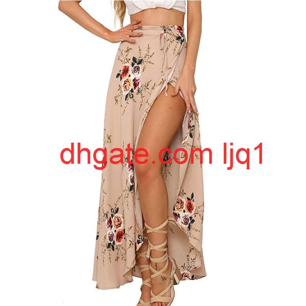new arrival women summer hight waist high split printed maxi skirt pleated chiffon long casual boho, Black
new arrival women summer hight waist high split printed maxi skirt pleated chiffon long casual boho, Black