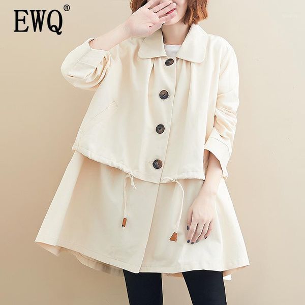 ewq 2020 new spring turn-down collar full sleeves single breasted spliced buttons shirt jacket female wk511121, Tan;black
ewq 2020 new spring turn-down collar full sleeves single breasted spliced buttons shirt jacket female wk511121, Tan;black