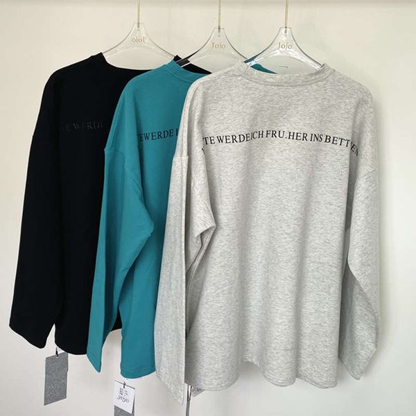 the handle / languid sleep black sweater woman chic loose early autumn round neck pullover long sleeve top, Black;gray
the handle / languid sleep black sweater woman chic loose early autumn round neck pullover long sleeve top, Black;gray