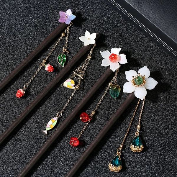 chinese style luxury flower tassels hairpins hair sticks beads hair pins clip hair chopsticks wedding party headwear headpiece, Pink
chinese style luxury flower tassels hairpins hair sticks beads hair pins clip hair chopsticks wedding party headwear headpiece, Pink