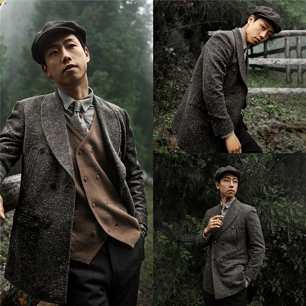 mens blazers groom tuxedos handsome casual business wear custom made wool blend man suit bridegroom 3 pcs suits (jacket+pants), Black;gray
mens blazers groom tuxedos handsome casual business wear custom made wool blend man suit bridegroom 3 pcs suits (jacket+pants), Black;gray