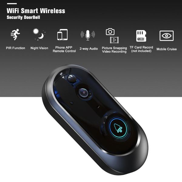 wifi 1080p doorbell wireless video doorbell camera home security camera with cloud service ir night vision app remote control
wifi 1080p doorbell wireless video doorbell camera home security camera with cloud service ir night vision app remote control