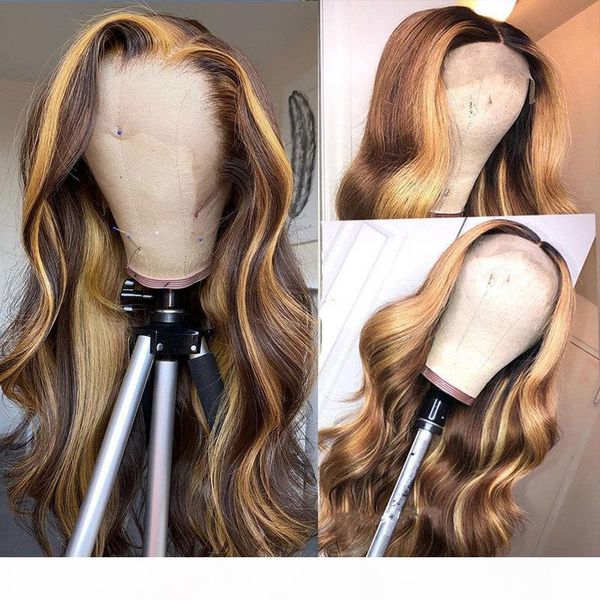 highlight human hair wigs body wave lace front wig peruvian hair remy 13x1 ombre honey blonde and brown highlight wig, Black;brown
highlight human hair wigs body wave lace front wig peruvian hair remy 13x1 ombre honey blonde and brown highlight wig, Black;brown