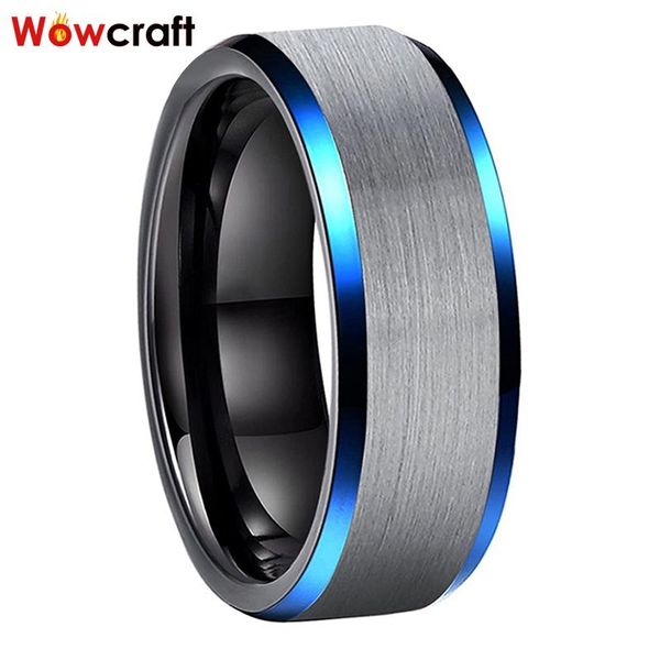 wedding rings 8mm blue and black tungsten carbide for men brushed finish polished comfort fit, Slivery;golden
wedding rings 8mm blue and black tungsten carbide for men brushed finish polished comfort fit, Slivery;golden
