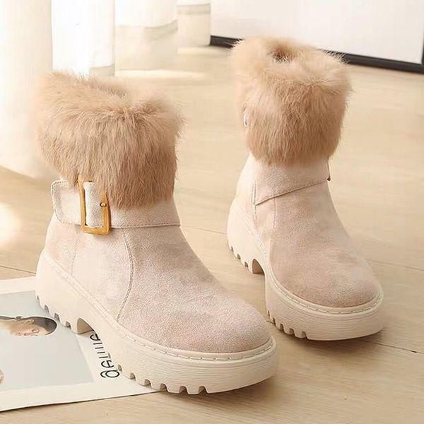 2021 the new warm from fake skin square heels ankle boots for women fashion buckle platform soft woiman winter not slide lady shoes 0d17, Black
2021 the new warm from fake skin square heels ankle boots for women fashion buckle platform soft woiman winter not slide lady shoes 0d17, Black