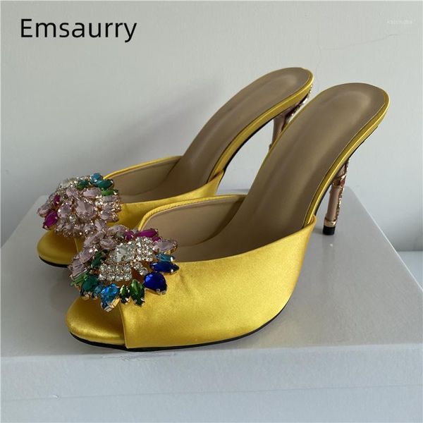 sandals luxury satin crystal flower decor women iridescent metal petal thin high heel open toe rhinestone runway shoes woman1, Black
sandals luxury satin crystal flower decor women iridescent metal petal thin high heel open toe rhinestone runway shoes woman1, Black