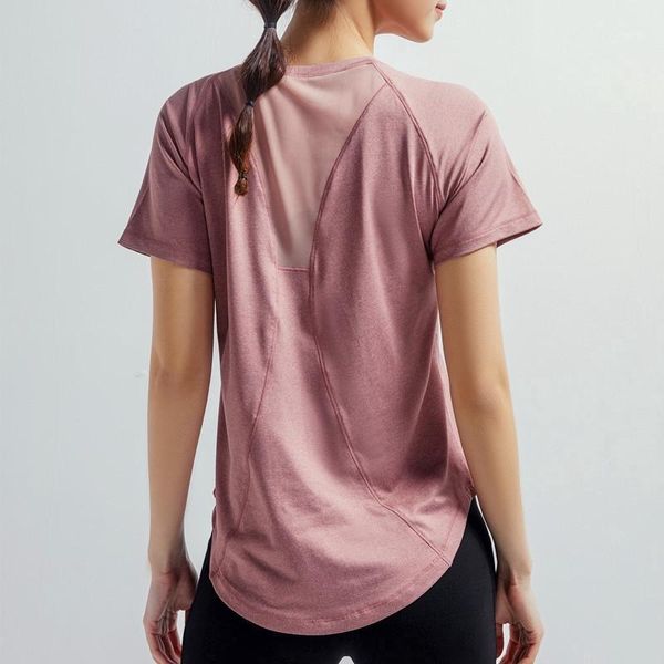 women's sports loose quick drying running fitness short sleeve t-shirt casual yoga clothes1, Black;blue
women's sports loose quick drying running fitness short sleeve t-shirt casual yoga clothes1, Black;blue